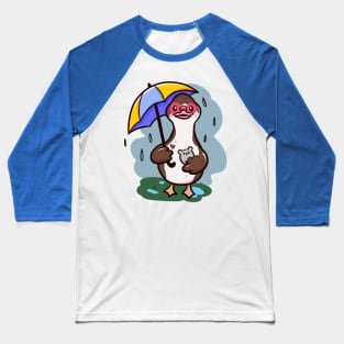 Rainy days duck Baseball T-Shirt